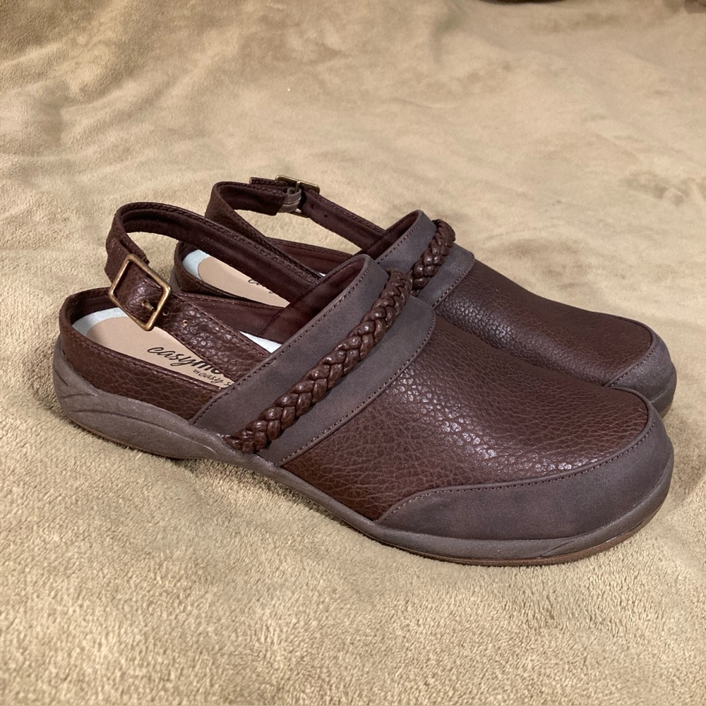 NIB Easy Motion by Easy Street Vintage 80s 90s Nova Sandal Brown Size 8.5M